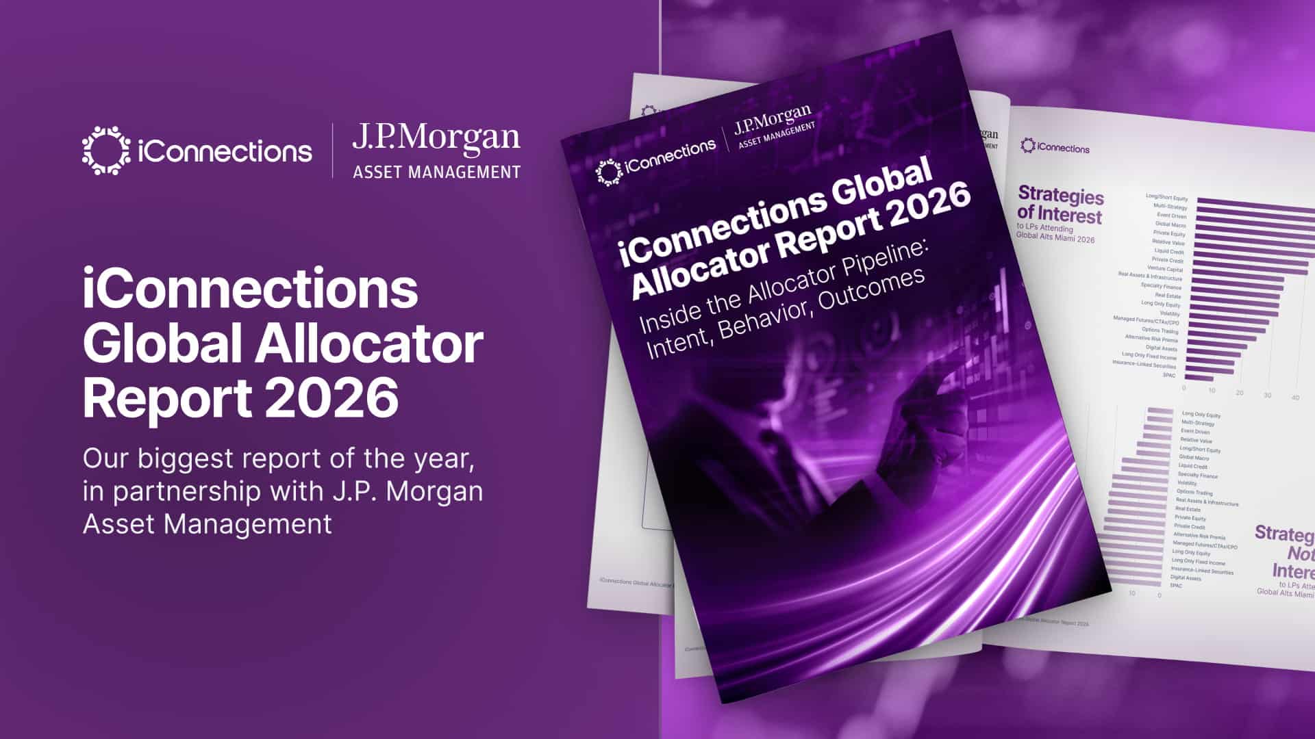iConnections Global Allocator Report 2026 cover in partnership with J.P. Morgan Asset Management