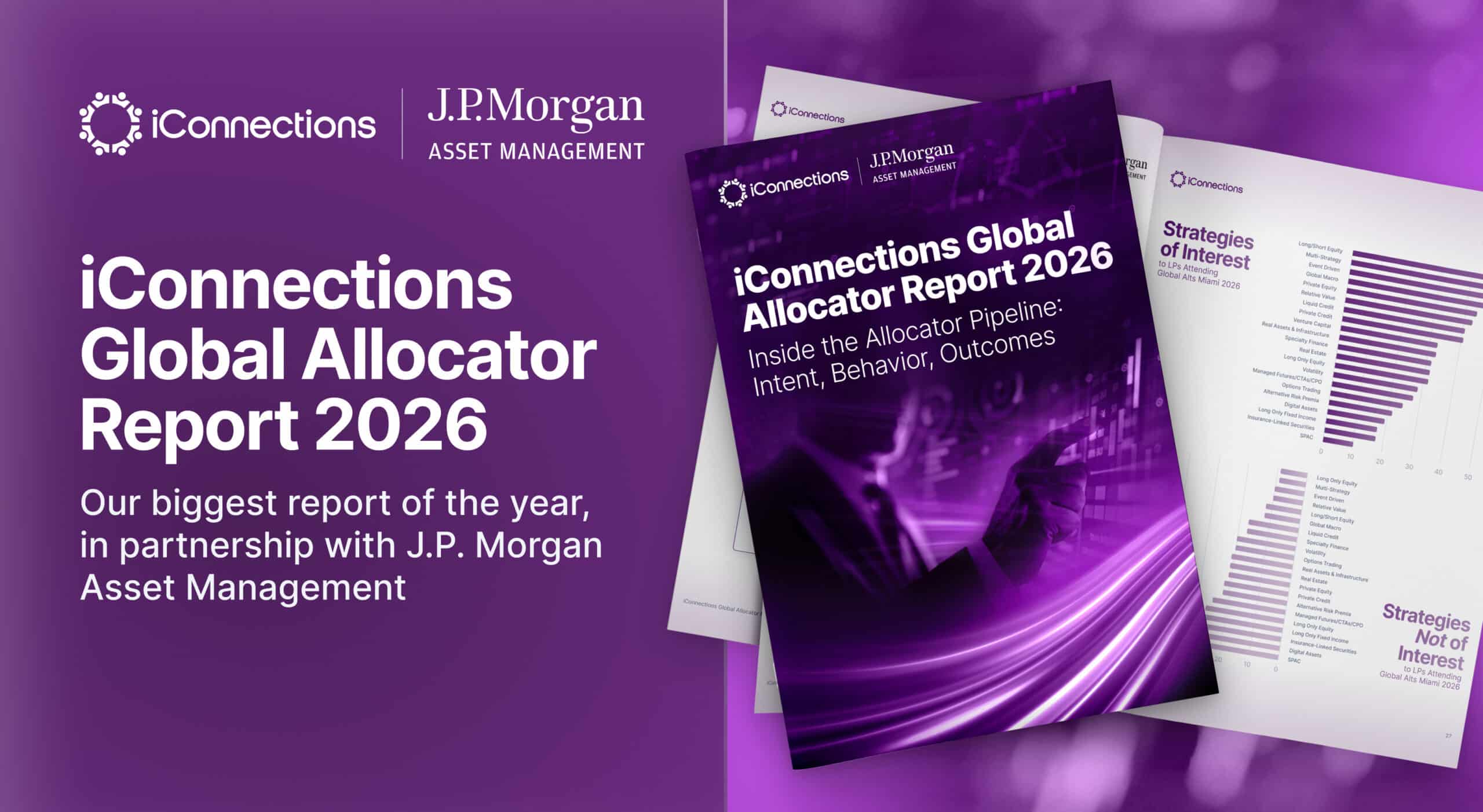 iConnections Global Allocator Report 2026 cover in partnership with J.P. Morgan Asset Management